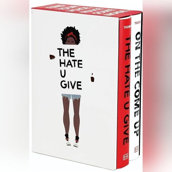 🔸️NIB Angie Thomas 2 Book Hardcover Box Set - The Hate U Give & On The Come Up - Picture 2 of 11